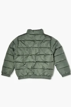 Girls Zip-Up Puffer Coat (Kids)
