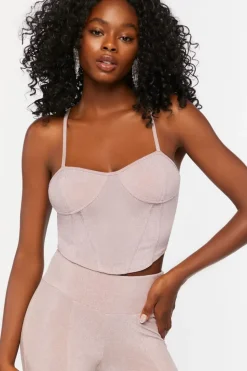 Glitter Bustier Cami