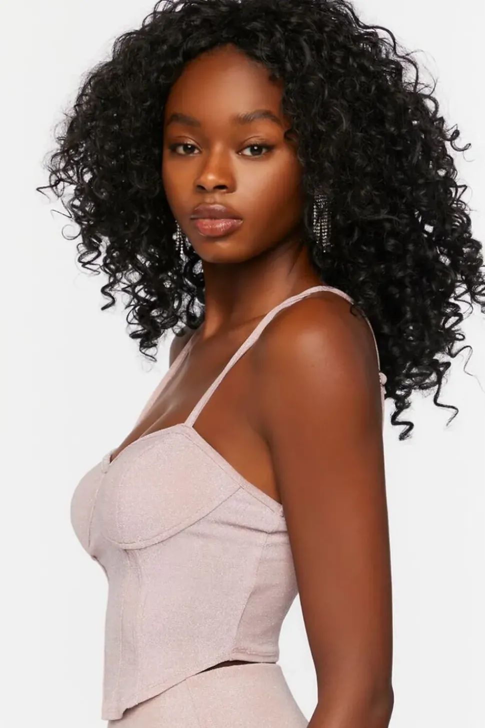 Glitter Bustier Cami