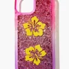 Glitter Flower Case For Iphone 13