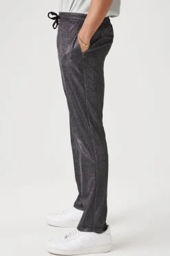 Glitter Knit Drawstring Joggers