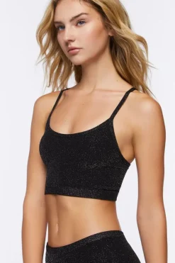 Glitter Knit Seamless Bralette