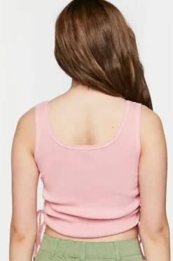 Good Things Graphic Drawstring Tank Top