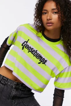 Goosebumps Graphic Cropped Tee