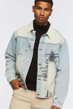 Graphic Denim Jacket
