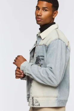 Graphic Denim Jacket