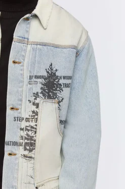 Graphic Denim Jacket