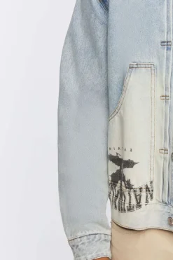 Graphic Denim Jacket