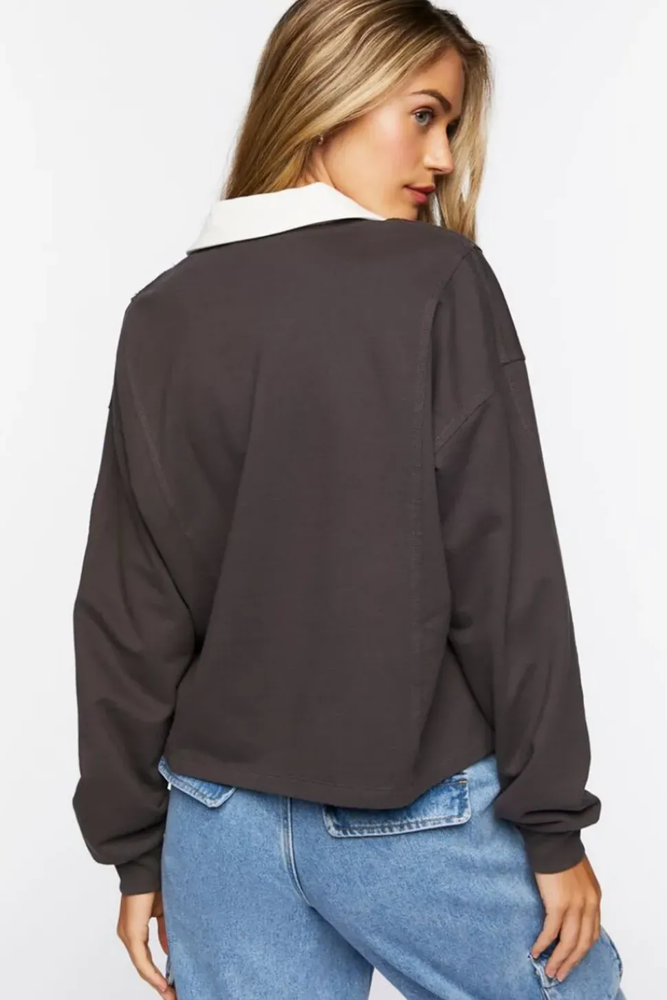 Graphic Fleece Rugby Pullover