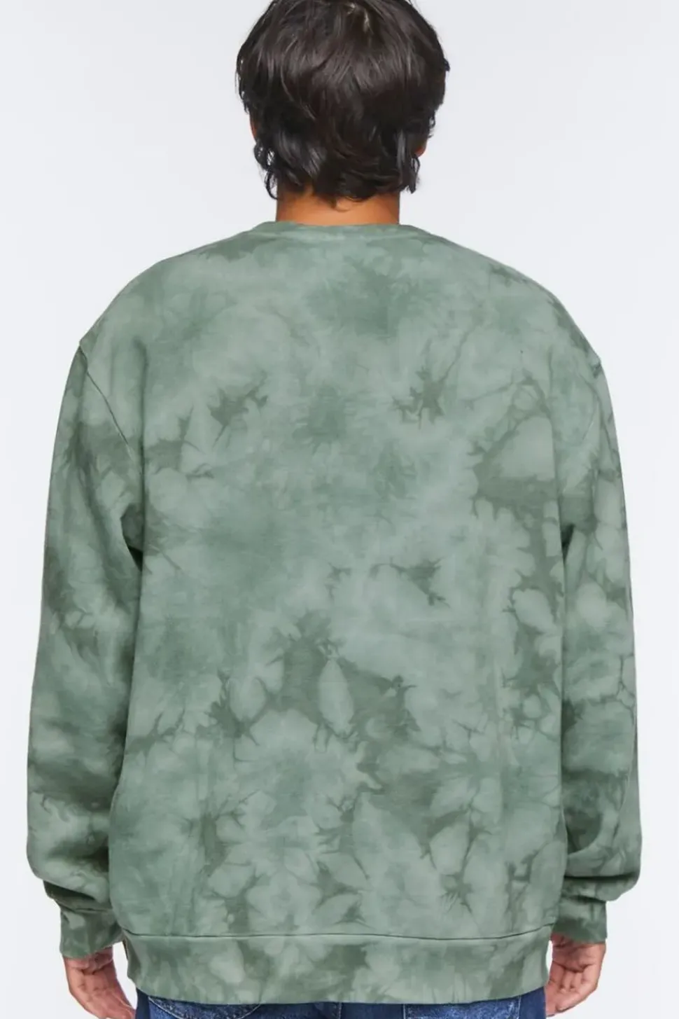 Graphic Tie-Dye Fleece Pullover
