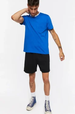 Graphic-Trim Crew Tee