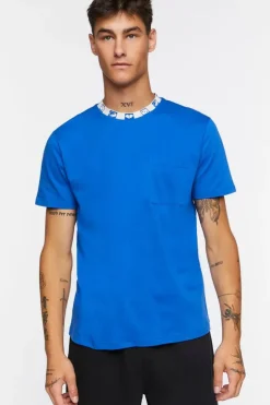 Graphic-Trim Crew Tee