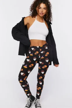 Halloween Cupcake Leggings