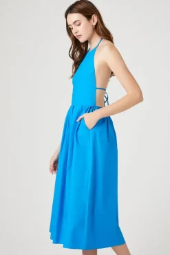 Halter Midi Pocket Dress