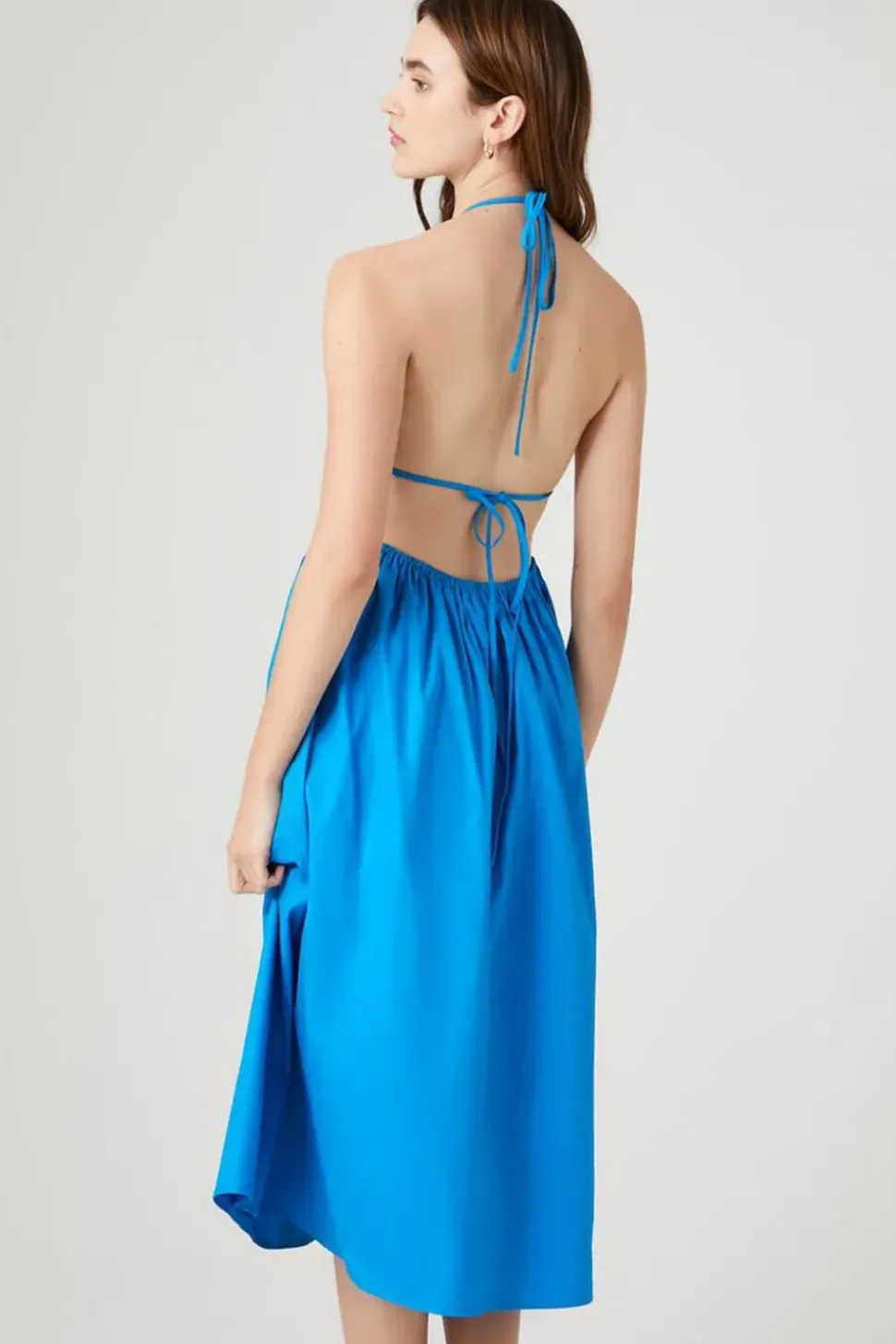 Halter Midi Pocket Dress