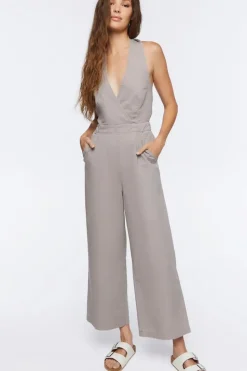 Halter Tie-Back Jumpsuit