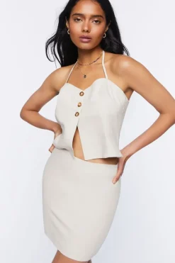 Halter Top & Mini Skirt Set