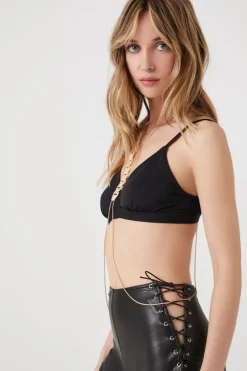 Hammered Disc Caged Body Chain
