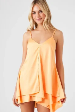Handkerchief Satin Cami Dress