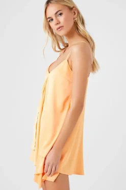 Handkerchief Satin Cami Dress