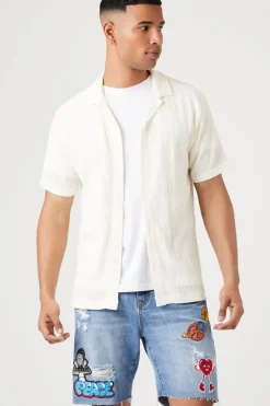 Hazy Daze Patch Denim Shorts