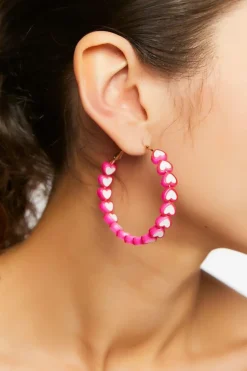 Heart Hoop Earrings