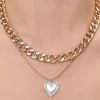 Heart Pendant Layered Necklace