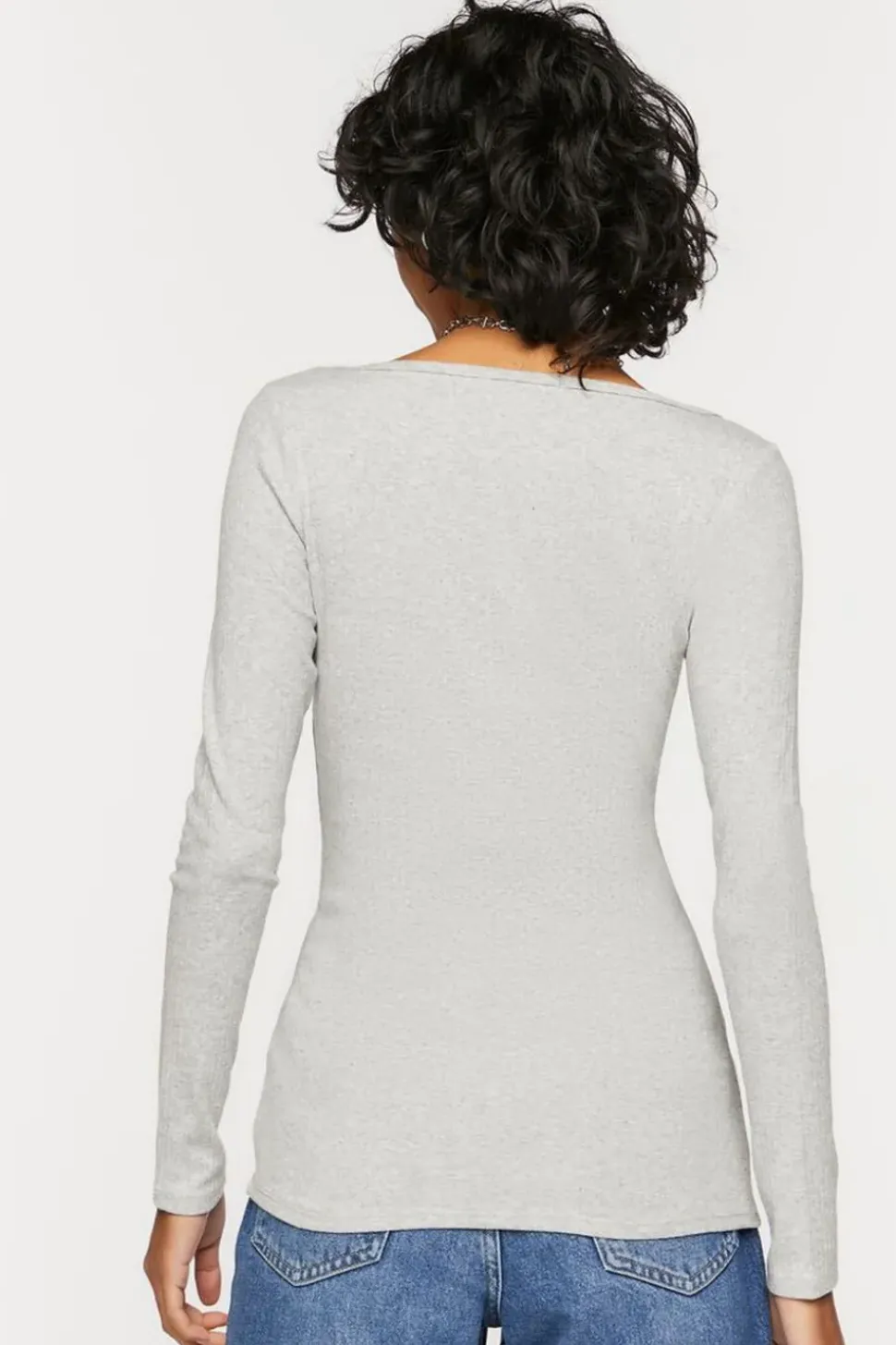 Heathered Austin Graphic Henley Tee
