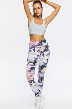 Heathered Corset Sports Bra