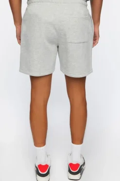 Heathered Drawstring Shorts