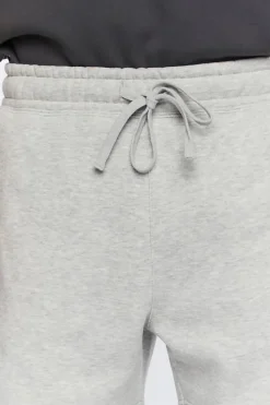 Heathered Drawstring Shorts