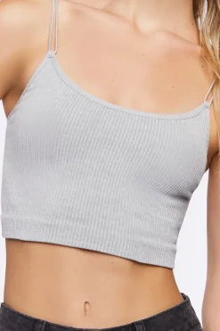 Heathered Dual-Strap Bralette