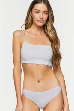Heathered Thong Panties
