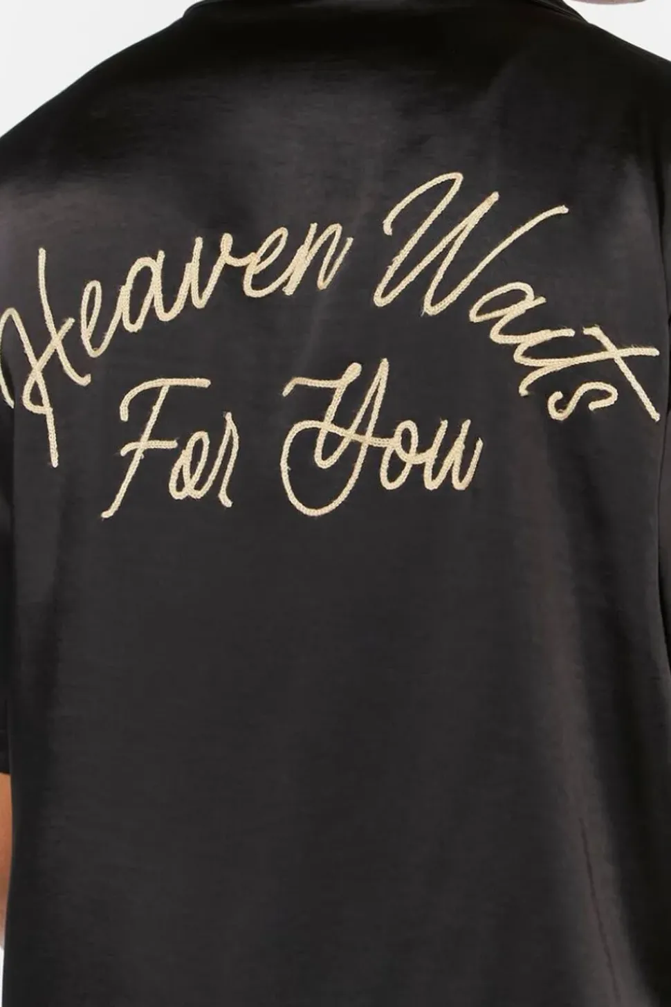 Heaven Waits Embroidered Shirt