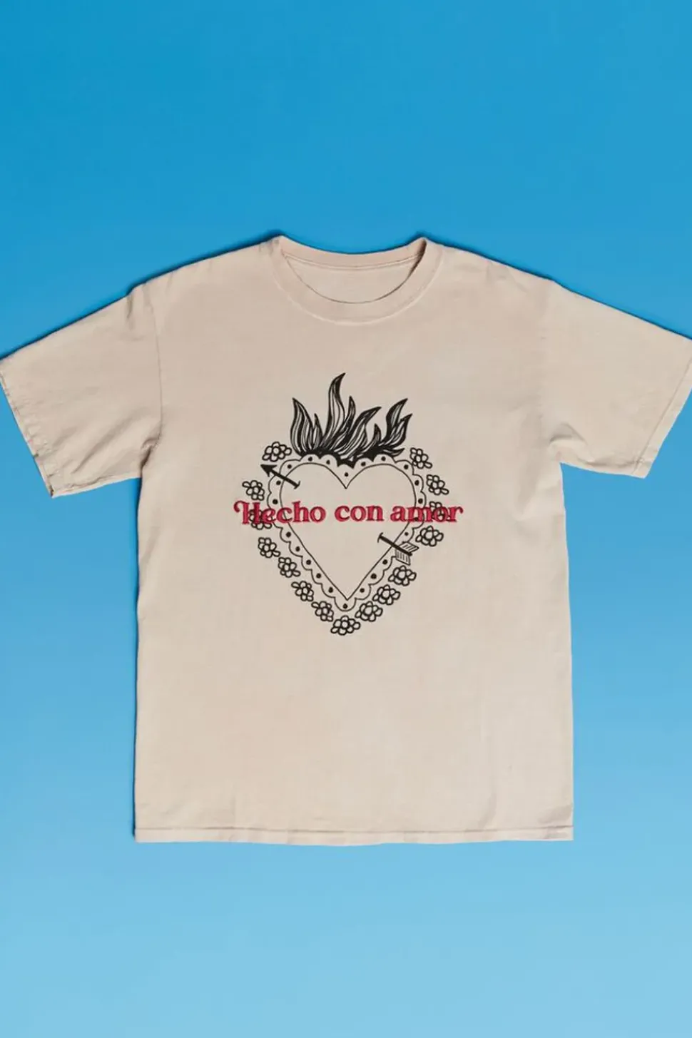 Hecho Con Amor Embroidered Tee
