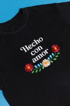 Hecho Con Amor Embroidered Tee