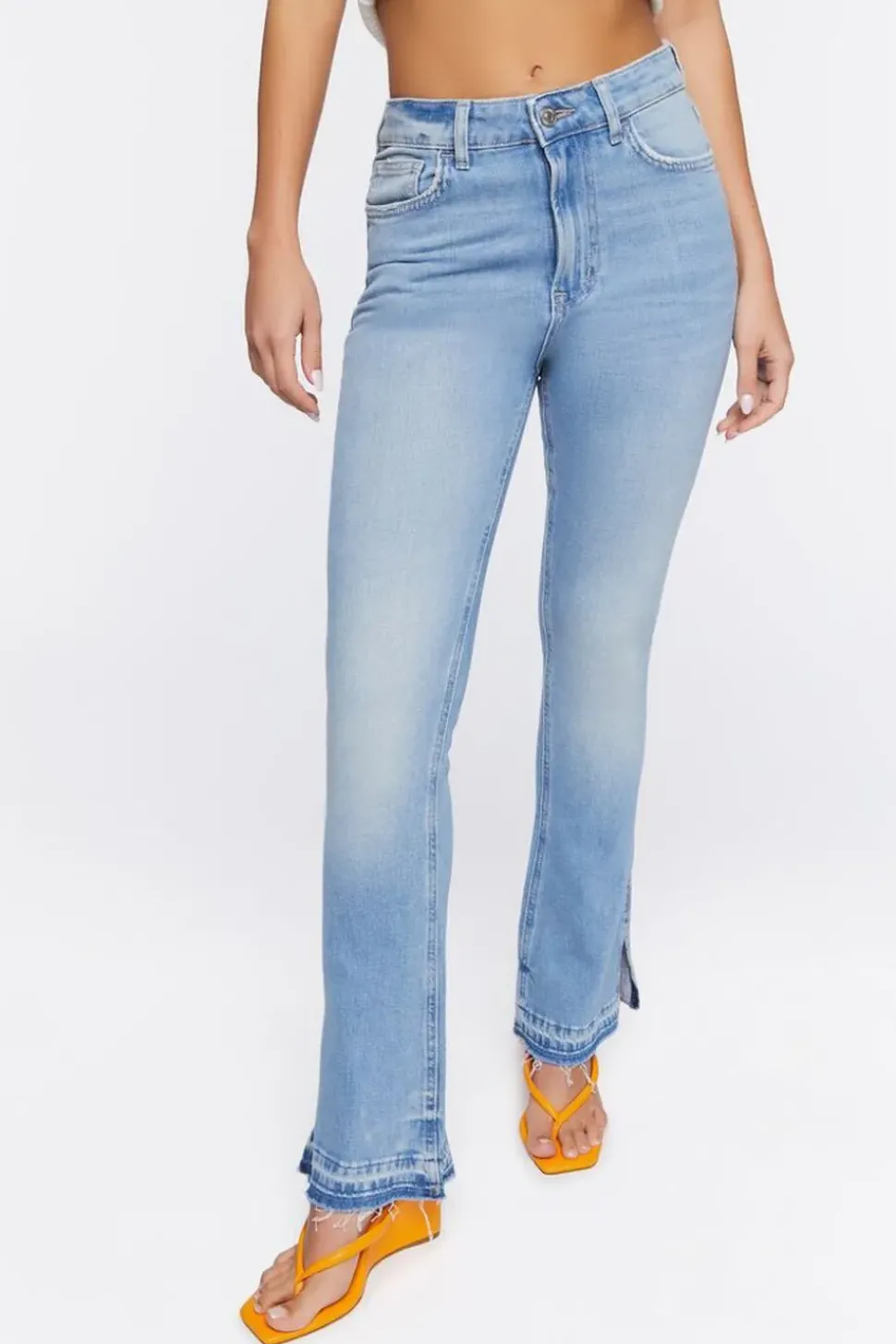 Hemp 10% Bootcut Split-Hem Jeans