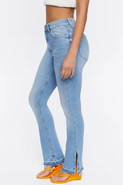 Hemp 10% Bootcut Split-Hem Jeans