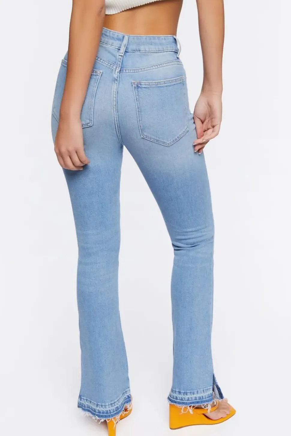 Hemp 10% Bootcut Split-Hem Jeans