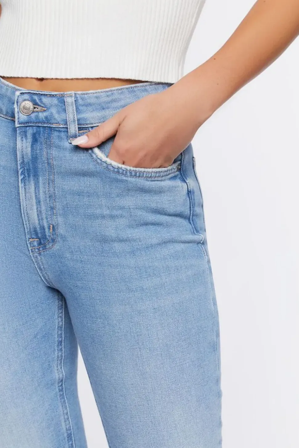 Hemp 10% Bootcut Split-Hem Jeans