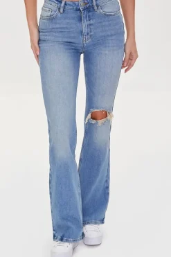 Hemp 4% High-Rise Flare Jeans