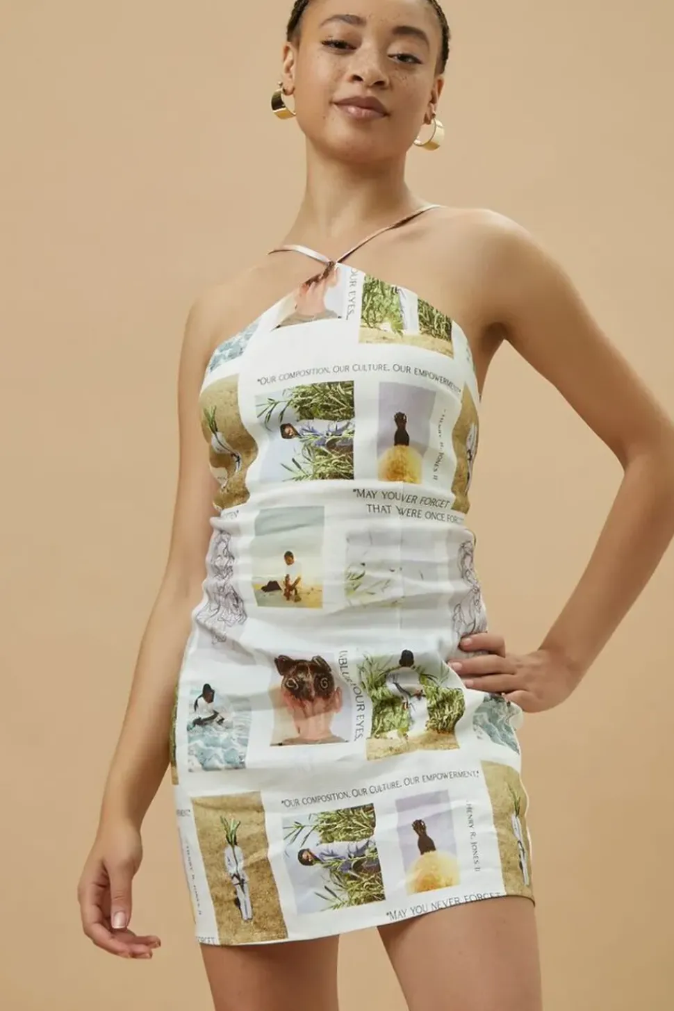 Henry R Jones Ii Artwork Print Halter Dress