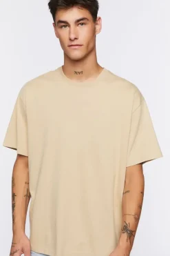 High-Low Crew Tee