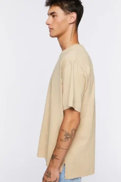 High-Low Crew Tee