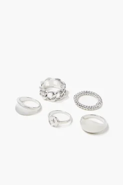 High-Polish Ring Set