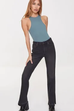 High-Rise Bootleg Jeans