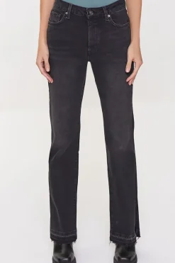 High-Rise Bootleg Jeans