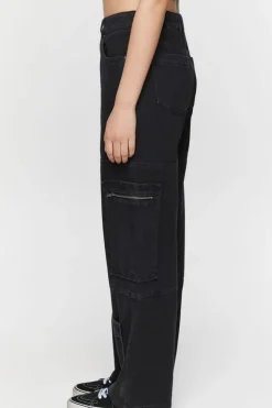 High-Rise Cargo Jeans