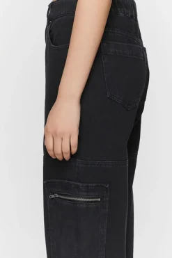 High-Rise Cargo Jeans