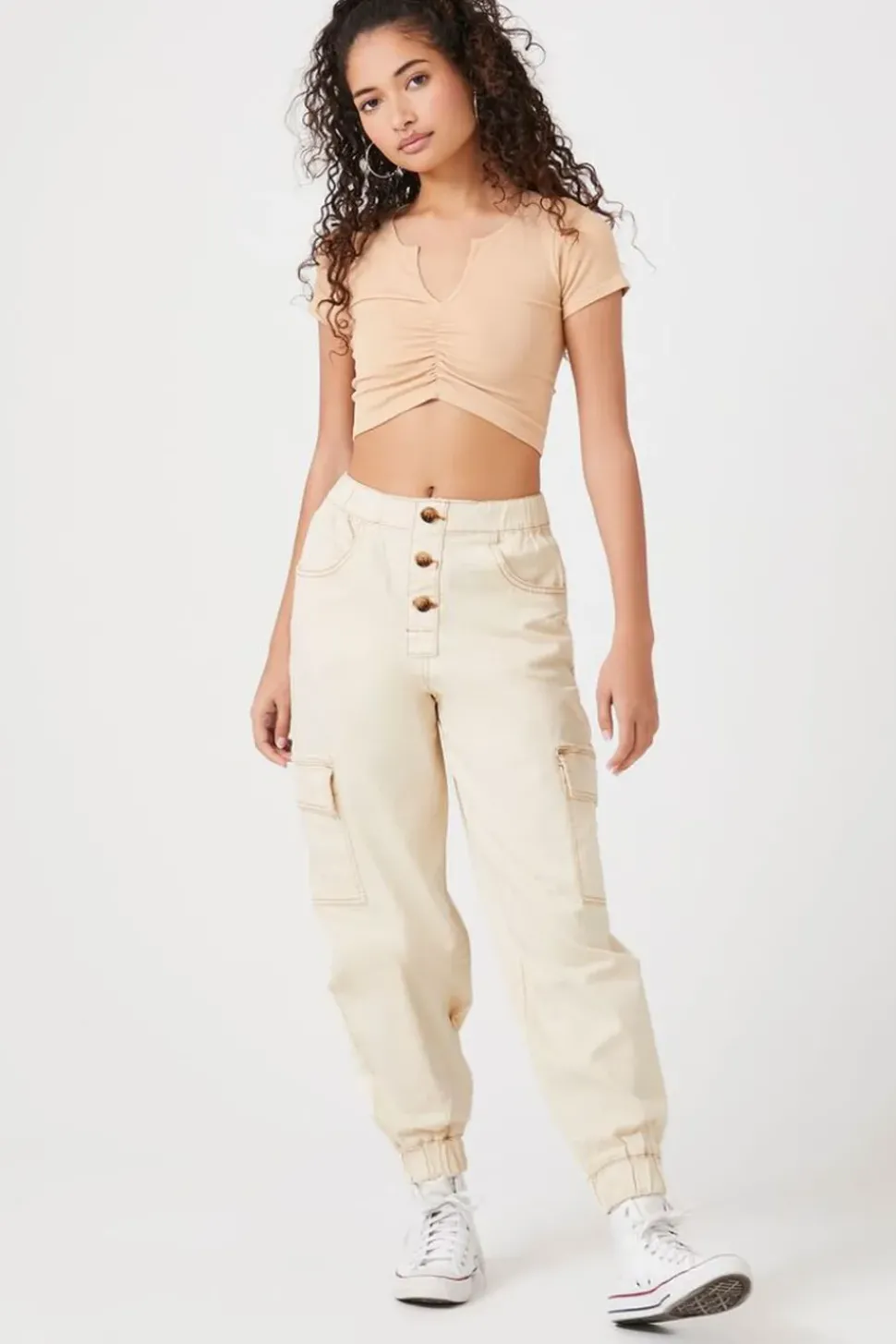 High-Rise Cargo Joggers
